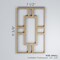 Ekena Millwork Small Hastings Decorative Fretwork Wood Wall Panels, Hickory, 7 1/2"W x 11 3/8"H x 3/8"T WALW12X12X0375HASHI - alternate 4